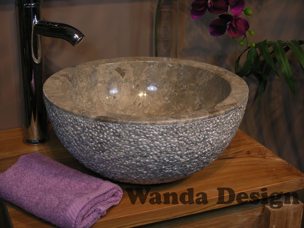 kamienne umywalki z granitu - umywalka z marmuru